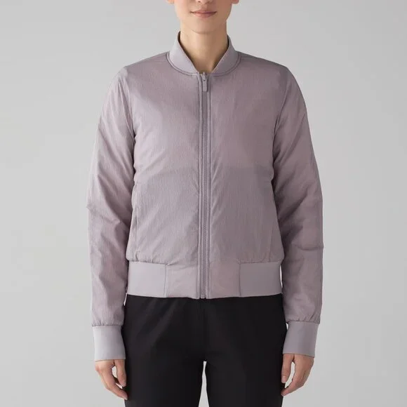 Lululemon Non-Stop Bomber *Reversible in Dark Chrome - Picture 5 of 6